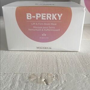B-PERKY Lift & Firm Boob Mask - Pink & White